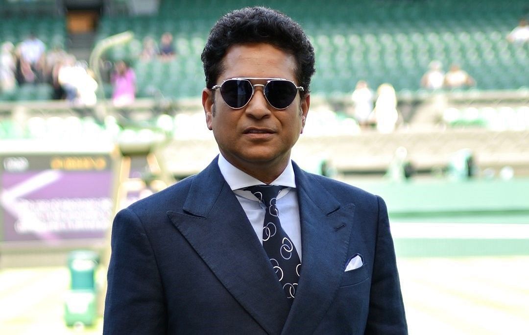 Sachin Tendulkar. (Image Credits: Wimbledon X)
