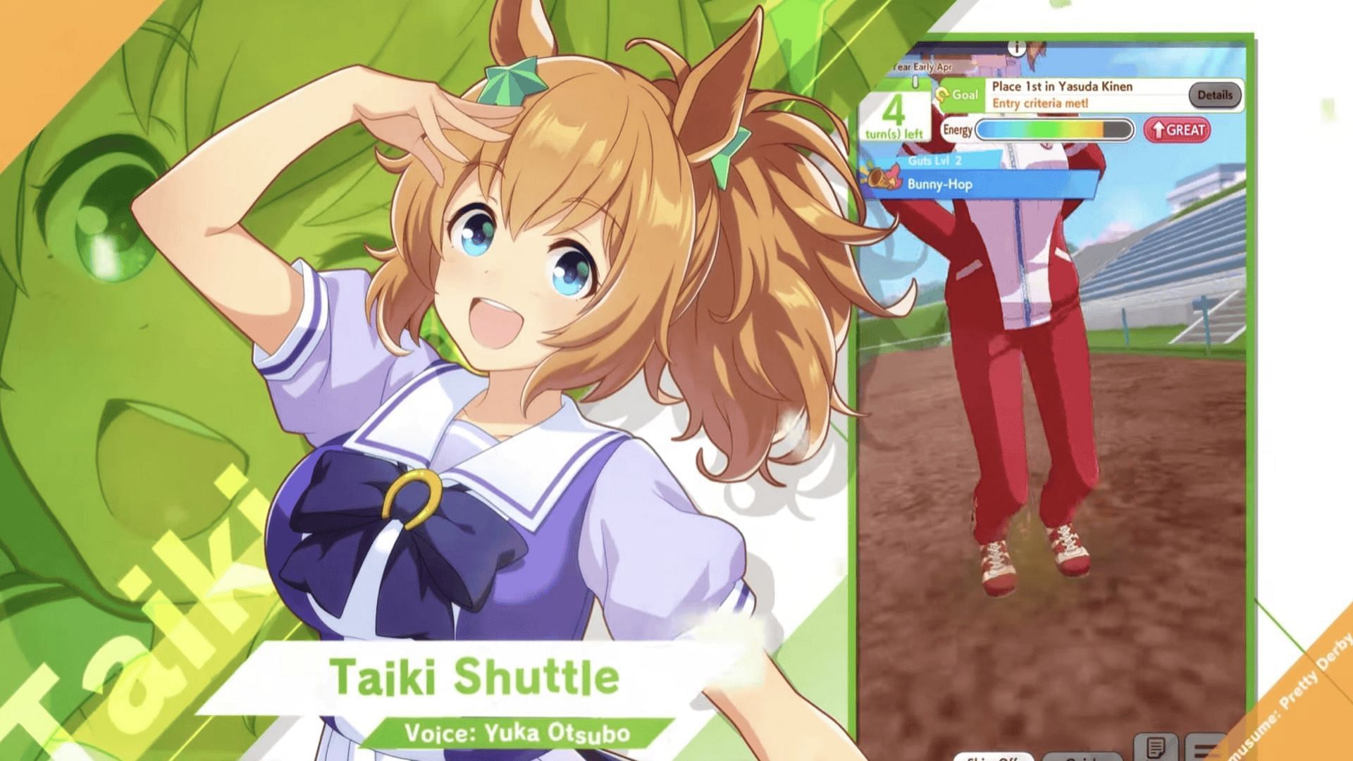 Best Taiki Shuttle Build in Umamusume: Pretty Derby(Image via Cygames)