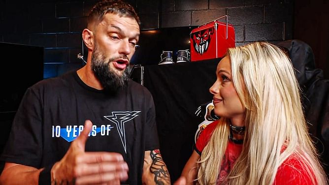 Finn Balor sends a message to Liv Morgan after replacing her in The Judgment Day on WWE RAW