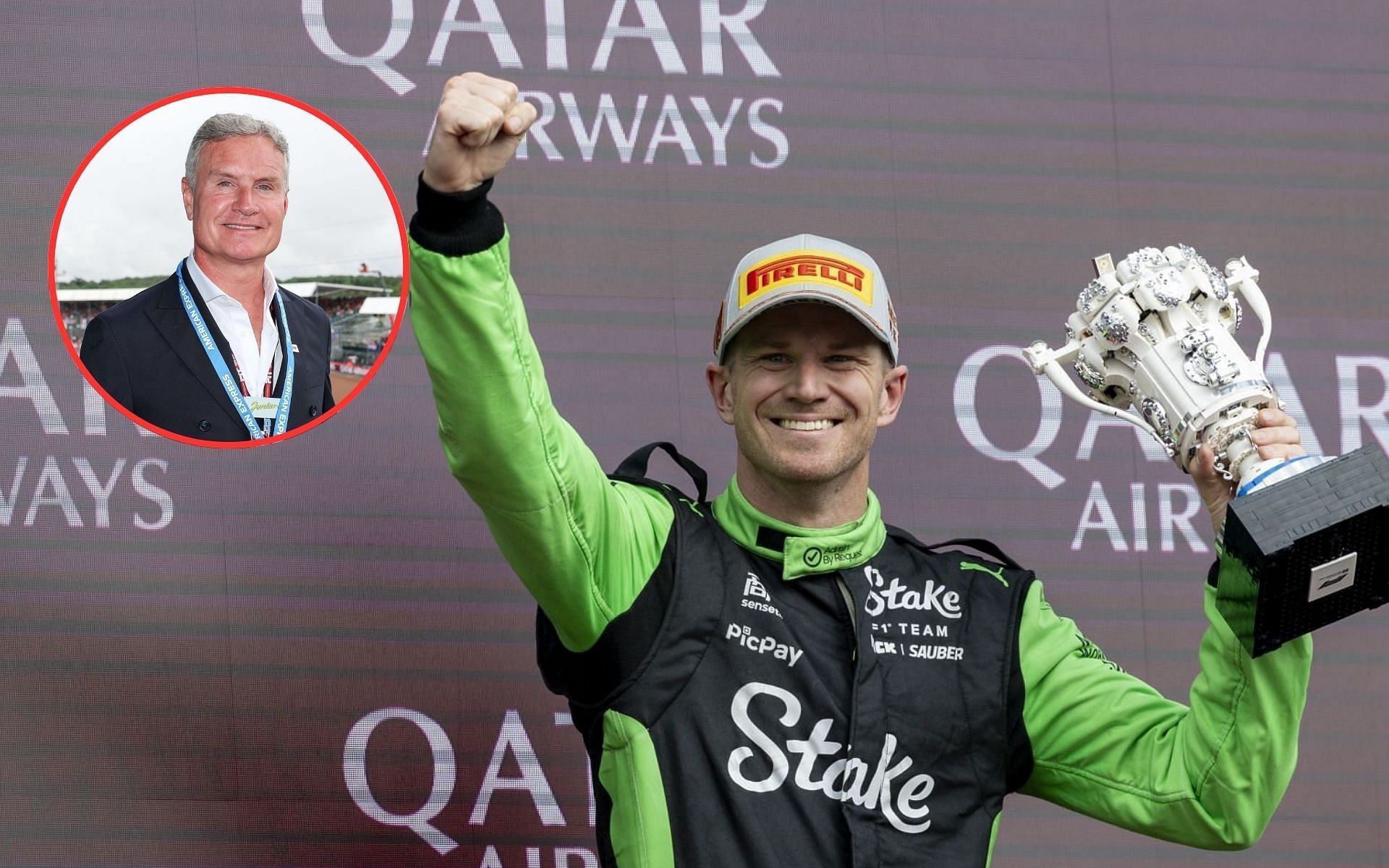 David Coulthard and Nico Hulkenberg