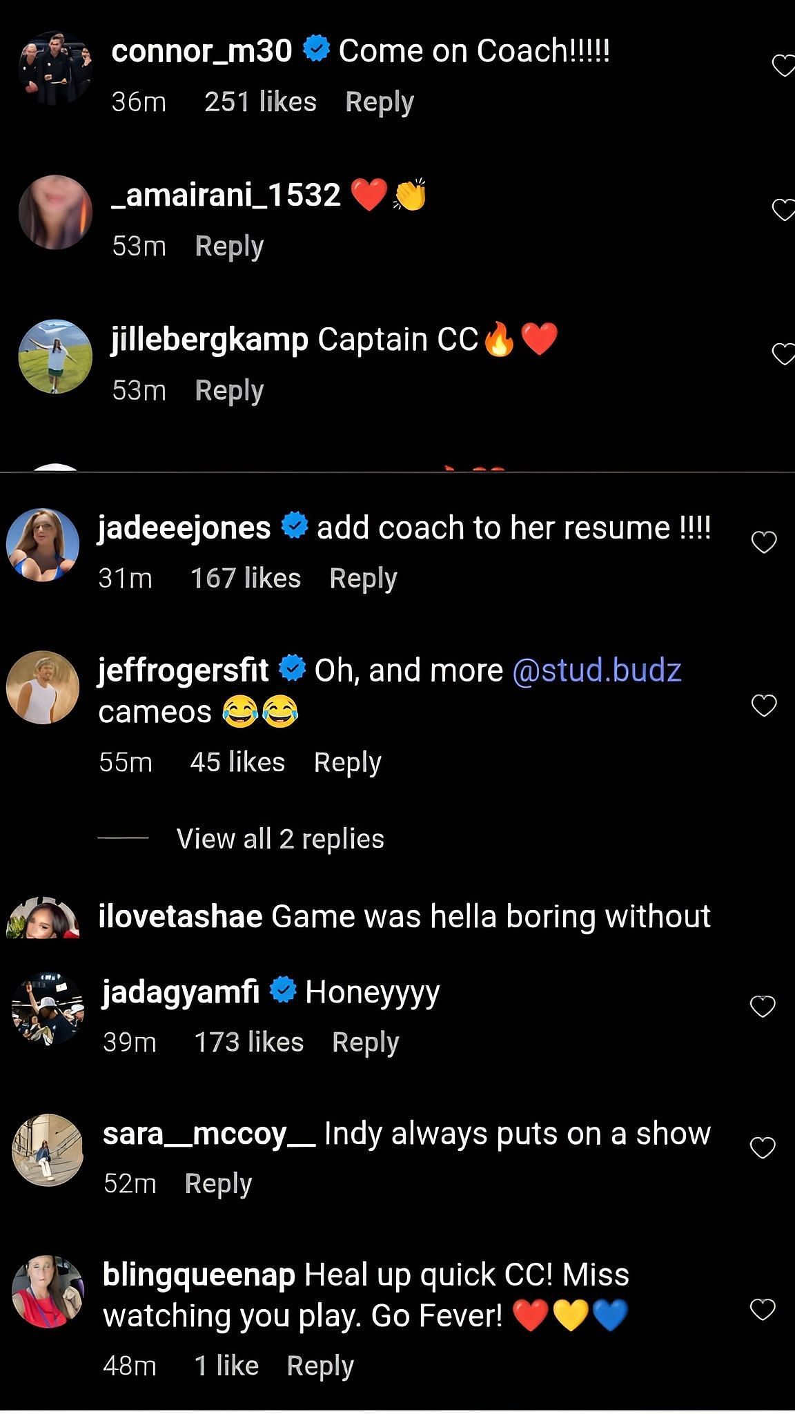 Comments on the post