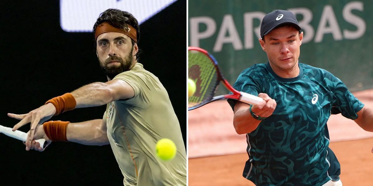Nikoloz Basilashvili [L] and Kamil Majchrzak [R] - Image Source: Getty