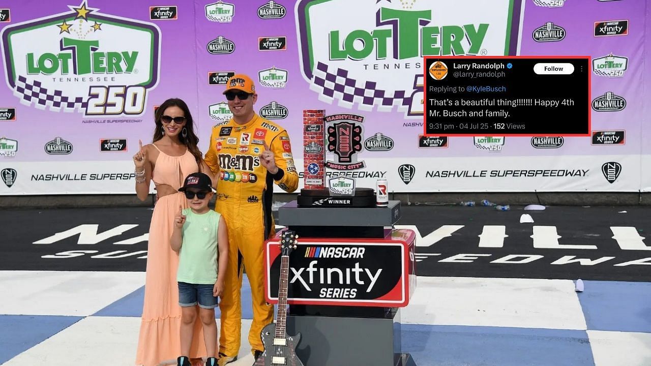 NASCAR fans react to Kyle Busch’s ‘beautiful’ 4th of July message