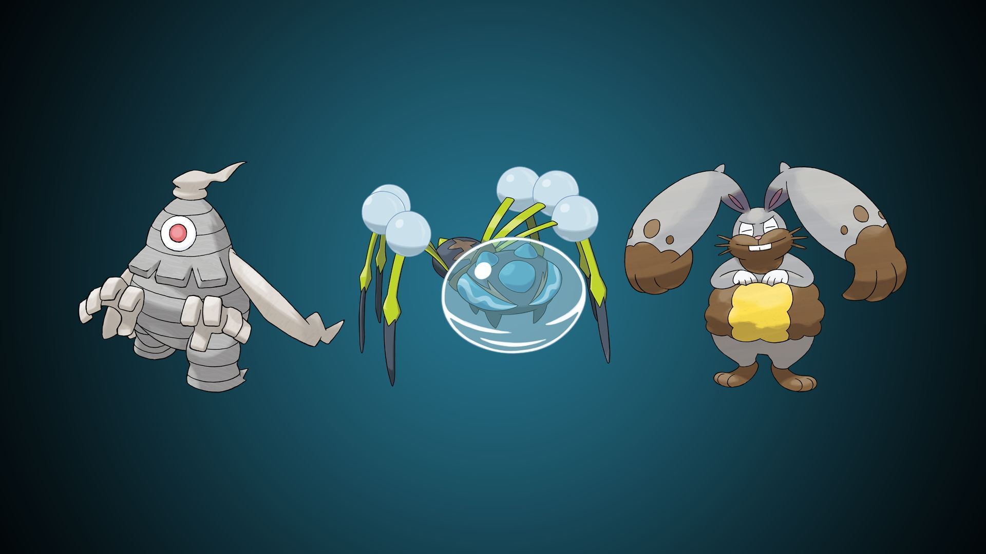Dusclops, Araquanid, and Diggersby (Image via TPC)