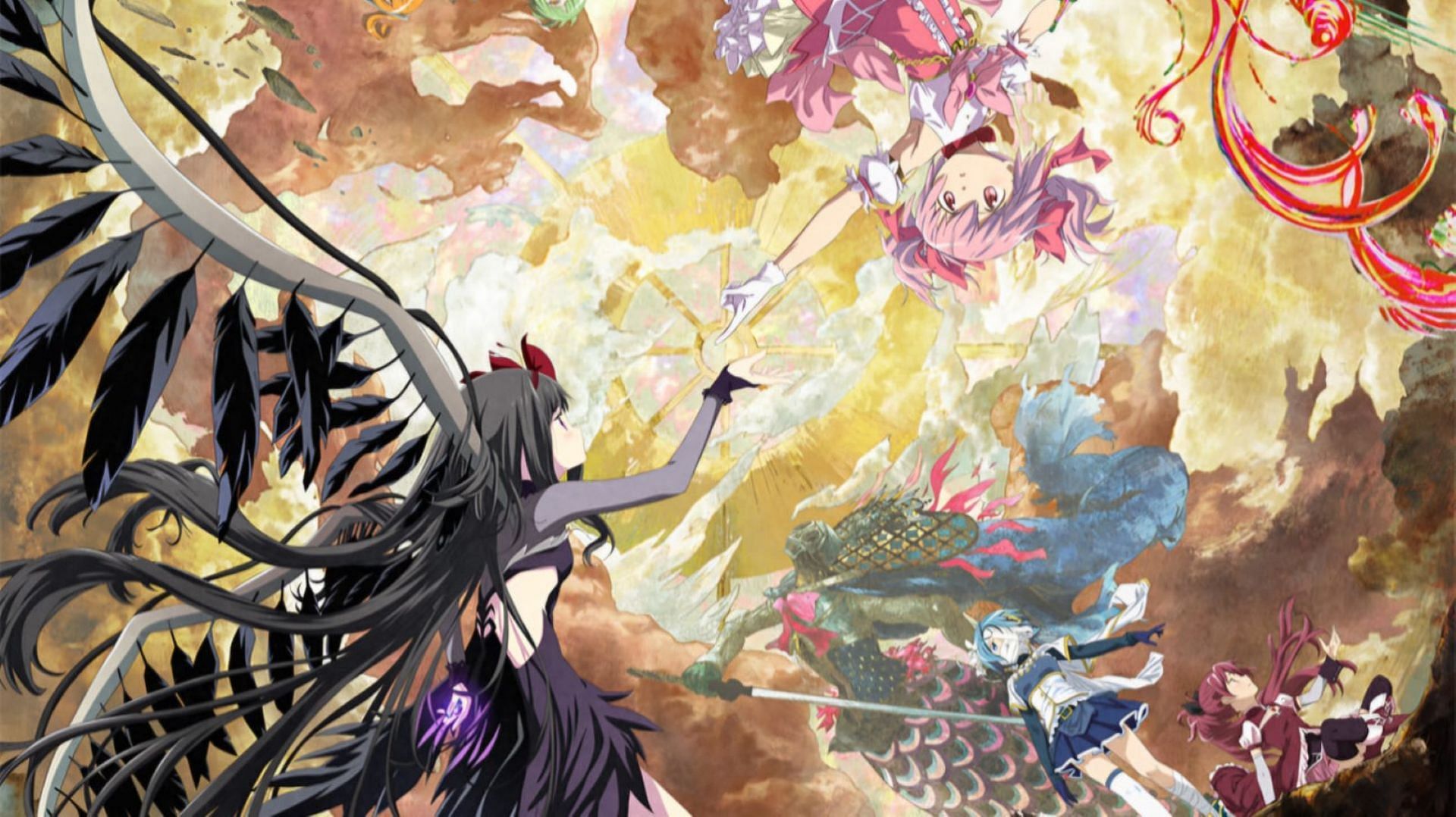 Puella Magi Madoka Magica - Walpurgisnacht: Rising movie  confirms February 2026 premiere with PV and visual (Image via Studio SHAFT)