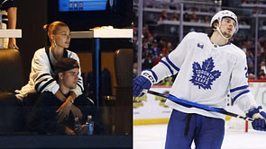 Matthew Knies' 'big bummer' after failing to notice Justin Bieber at Leafs game