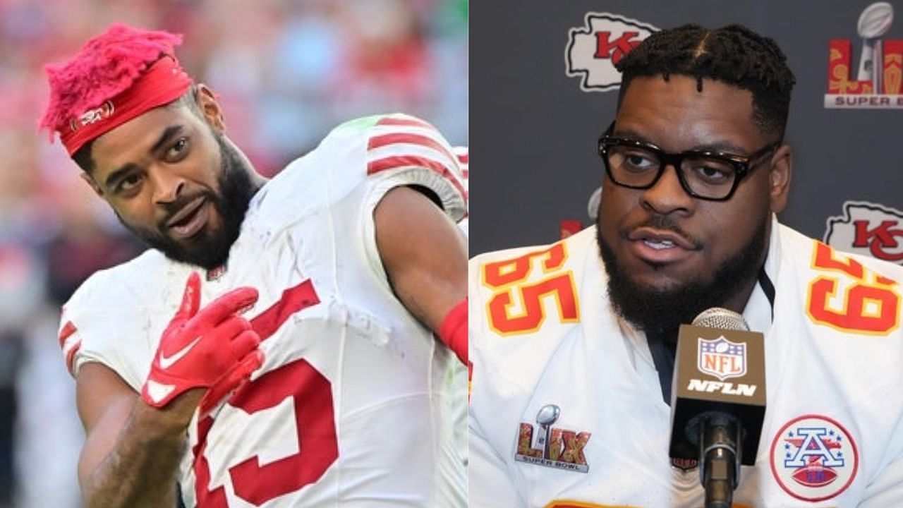 San Francisco 49ers WR Jauan Jennings - Kansas City Chiefs OL Trey Smith
