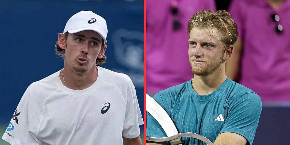 Alex de Minaur (left), Alejandro Davidovich Fokina (right), Sources: Getty