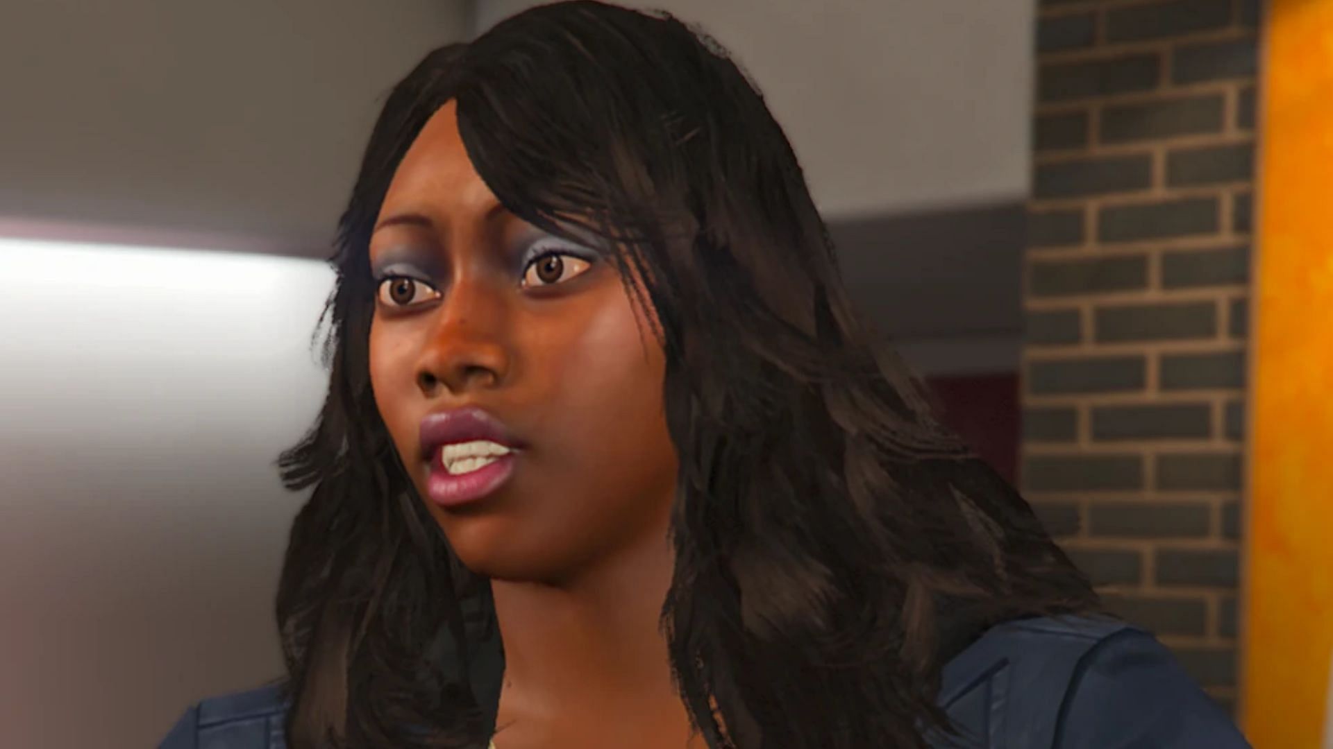 An image of Tanisha in Grand Theft Auto 5 (Image via Rockstar Games)