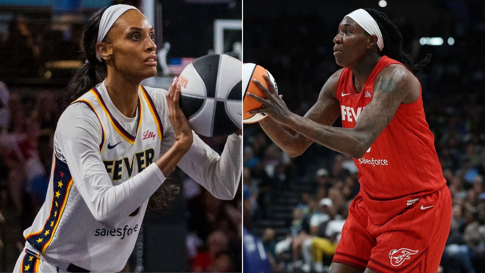 Natasha Howard and Makayla Timpson react to DeWanna Bonner