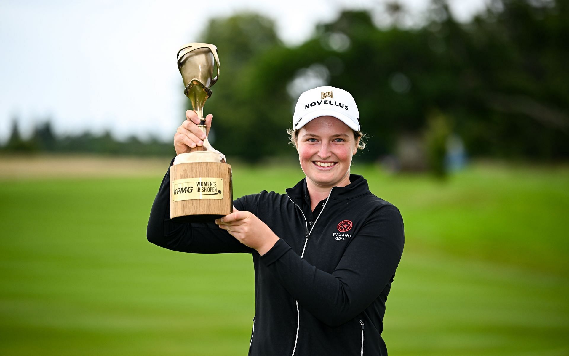 Lottie Woad after her win at the KPMG Women&#039;s Irish Open Golf Championship - Source: Getty