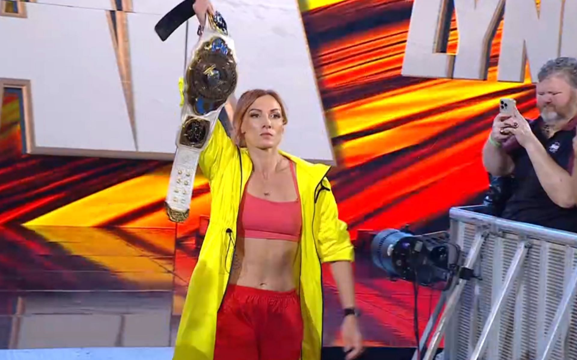 A subtle troll (Picture Courtesy: WWE on Netflix)