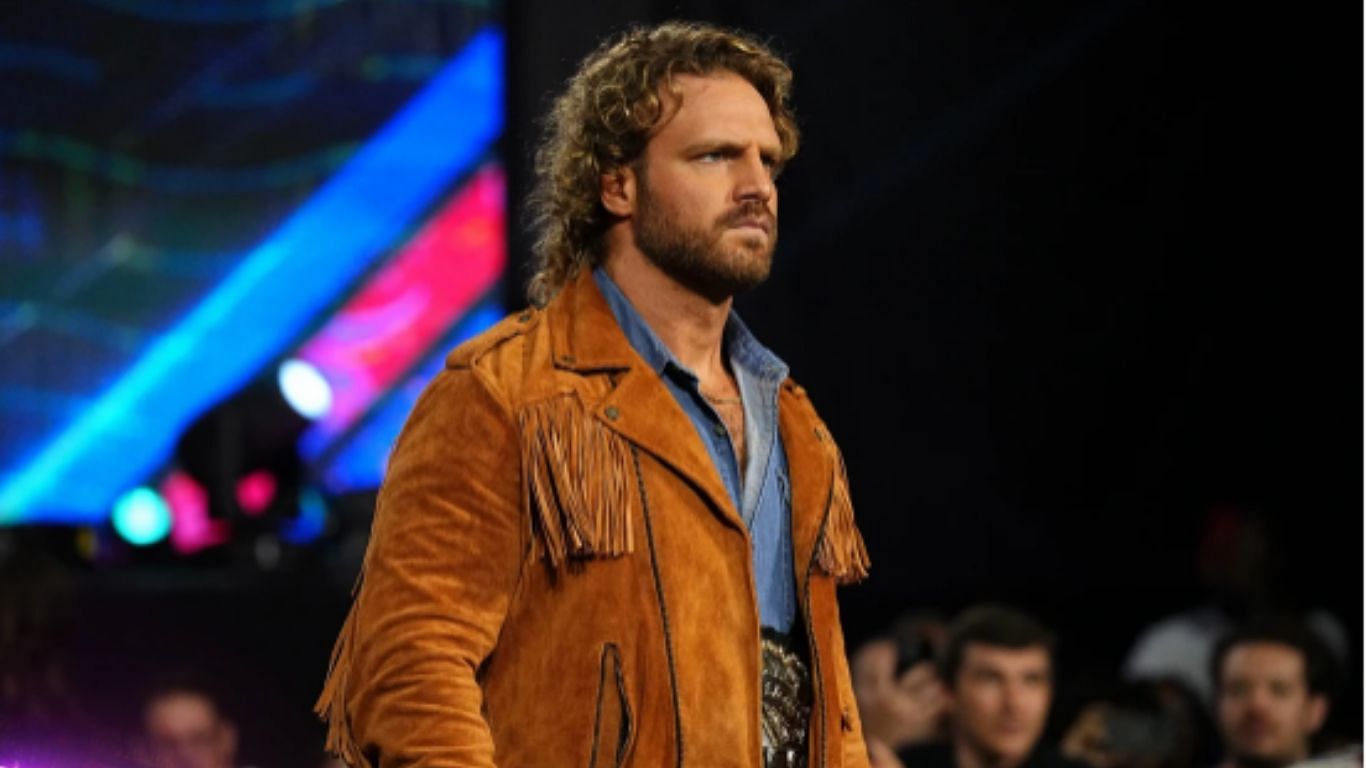 Hangman Page at the latest edition of Dynamite [ Image from allelitewrestling.com ]