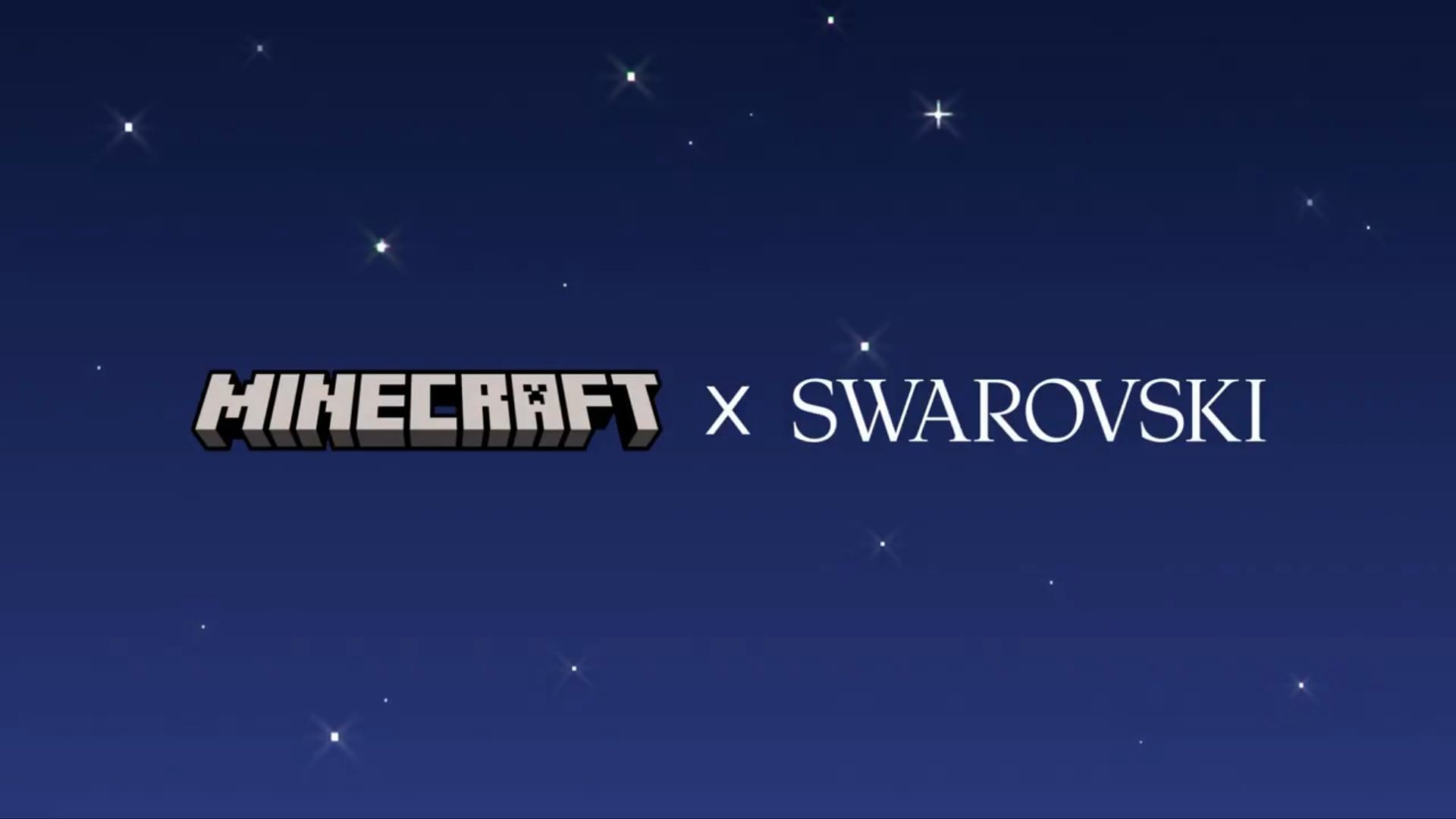 Minecraft reveal their collaboration with luxury decoration and jewelry brand Swarovski for crystal decoration (Image via X/Minecraft)