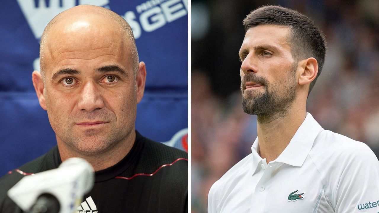 Andre Agassi Novak Djokovic coaching