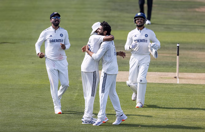 Ravindra Jadeja removes Ollie Pope for 44 on 1st ball after Tea on Day 1 of ENG vs IND 2025 3rd Test [Watch]