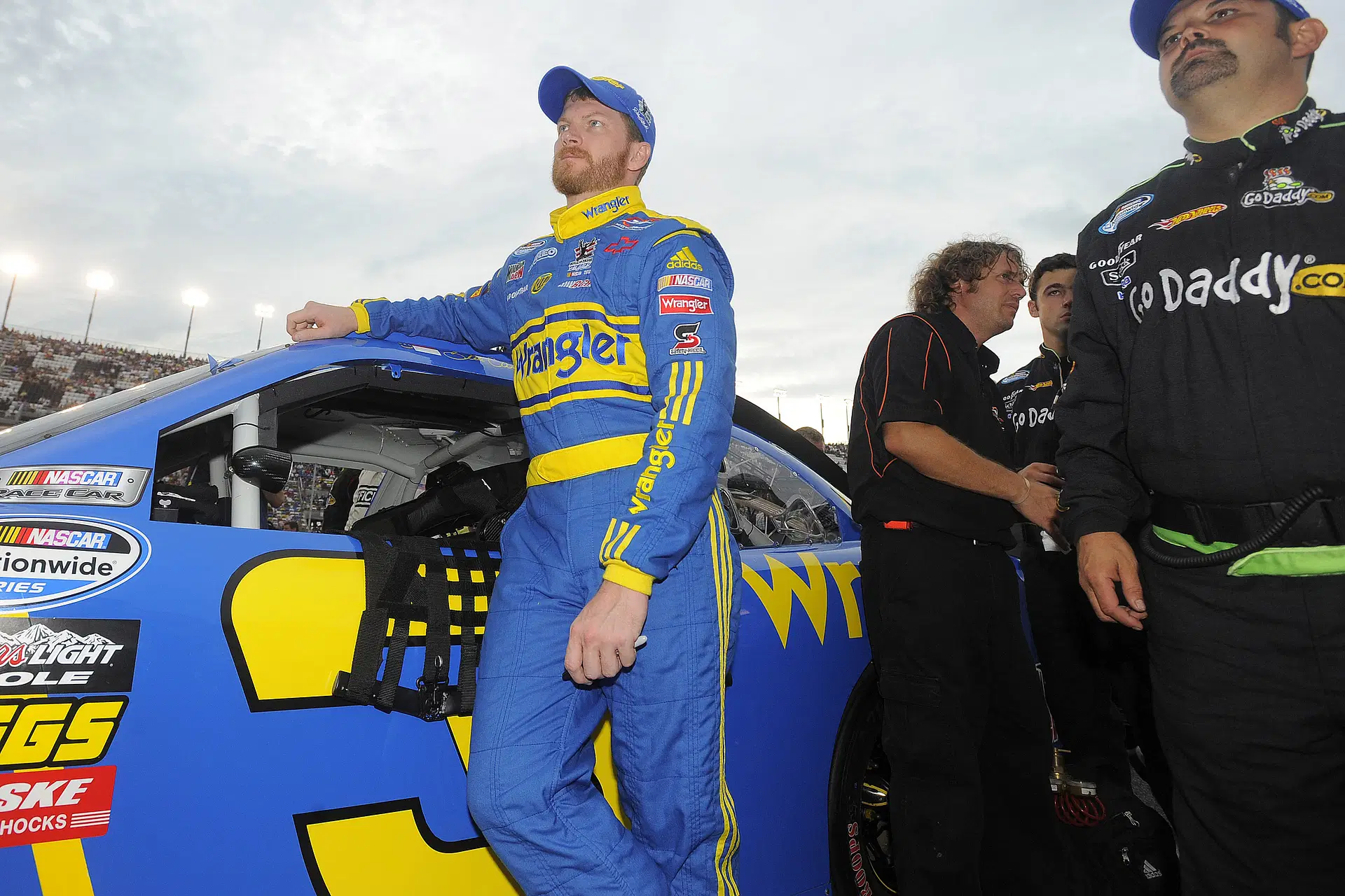 Dale Earnhardt Jr. during the 2010 Subway Jalapeno 250 at Daytona. Source: Imagn