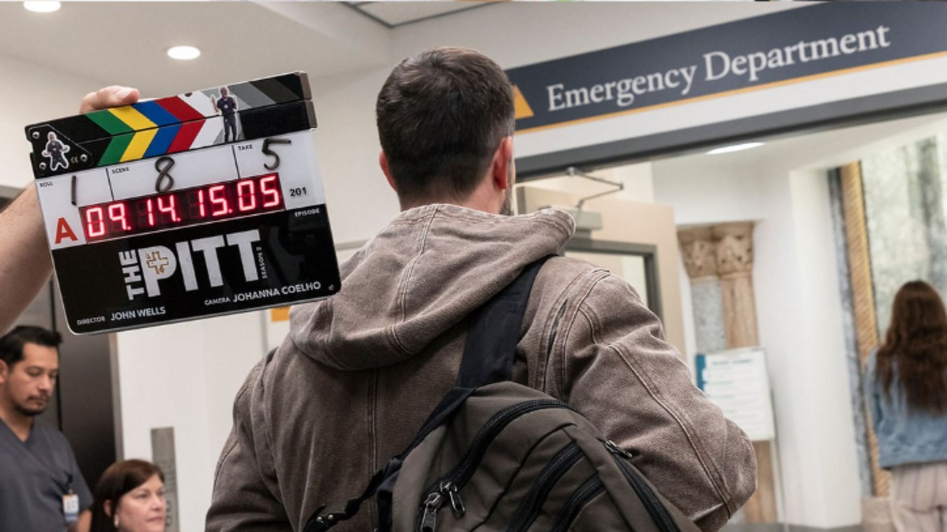 Behind the scenes of The Pitt (Image via Instagram/@hbomax)