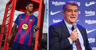 "It's heartwarming when a player says that so openly" - Barcelona president Joan Laporta reveals what Marcus Rashford told him about Manchester United
