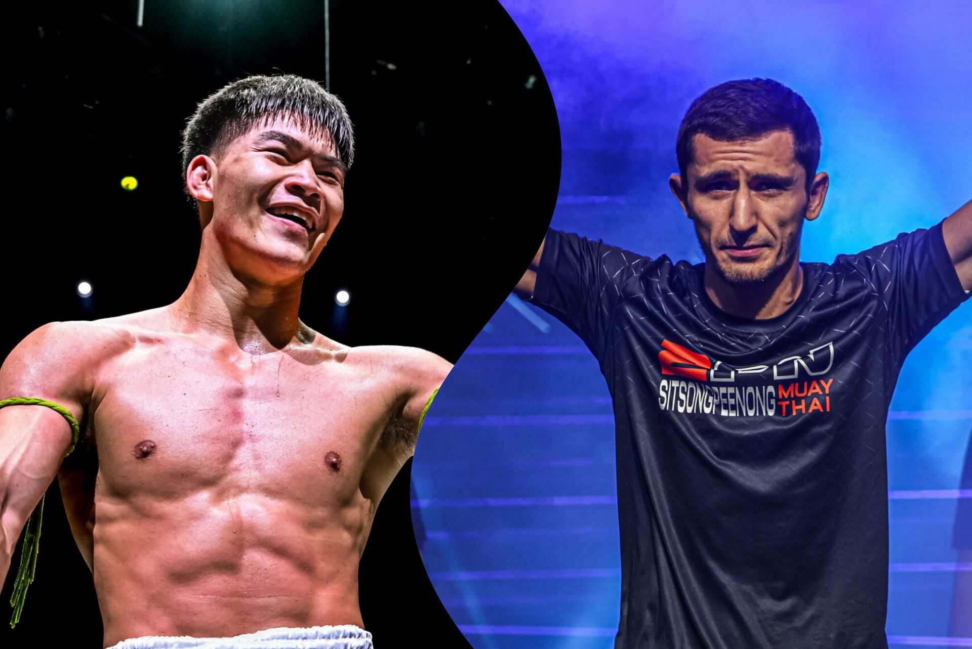(From left) Rambolek Chor Ajalaboon and Dmitrii Kovtun. [Images courtesy from ONE Championship]