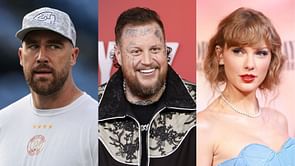 "She’s the GOAT”- Travis Kelce drops 5-word message reacting to Taylor Swift getting high praise from Jelly Roll
