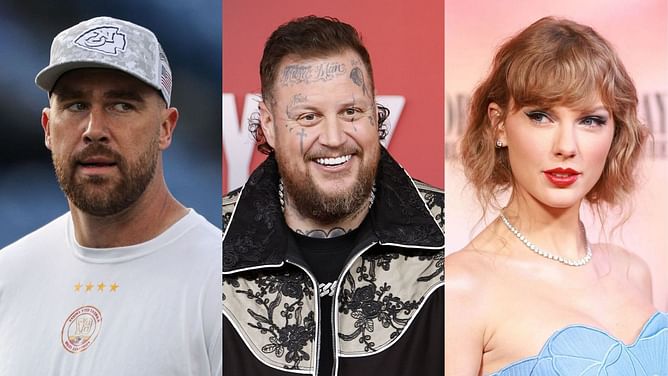"She’s the GOAT”- Travis Kelce drops 5-word message reacting to Taylor Swift getting high praise from Jelly Roll