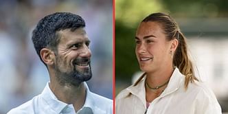Novak Djokovic teases Aryna Sabalenka as Serb shows off old stylish photoshoot amid duo's Canadian Open absence
