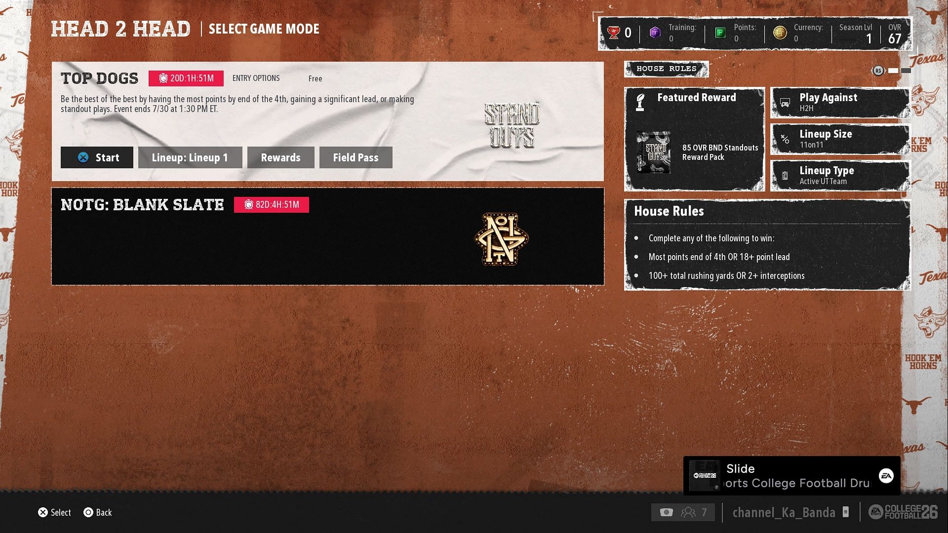 Ultimate Team has more events to grind (Image via EA Sports)