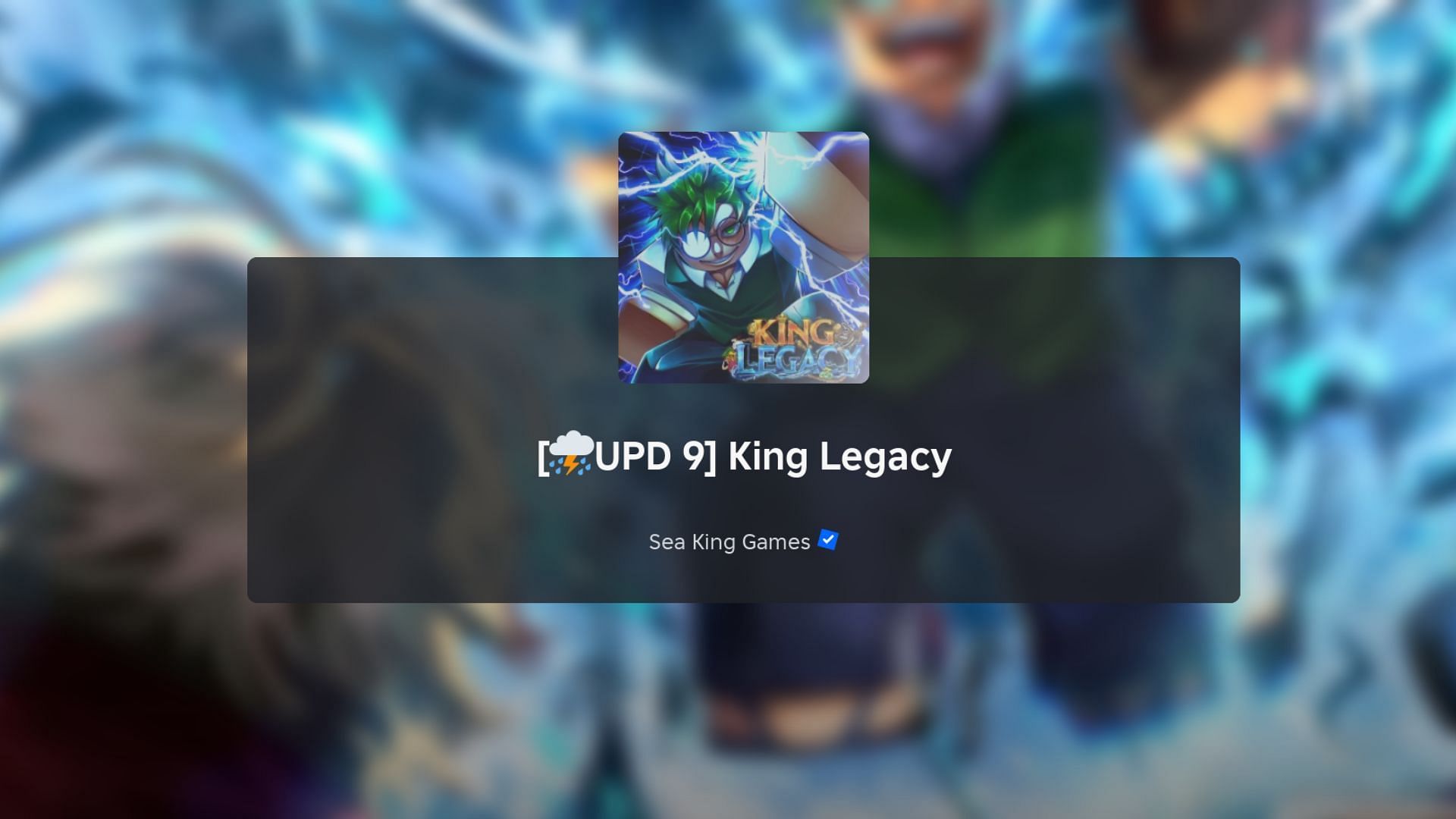 King Legacy loading screen
