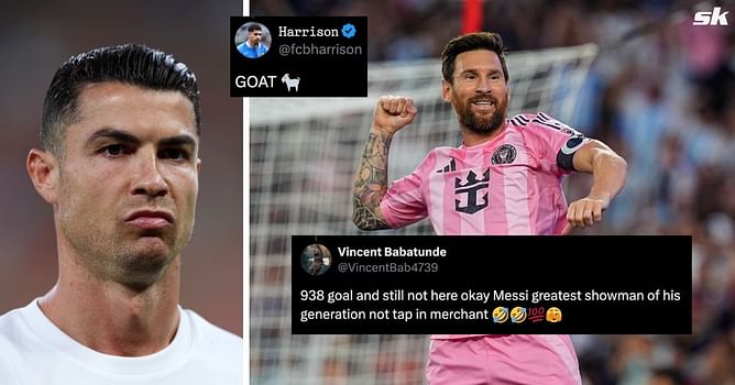 “They compare this monster to that tap in merchant” - Lionel Messi fans throw shade on Cristiano Ronaldo after Inter Miami hero sets incredible record