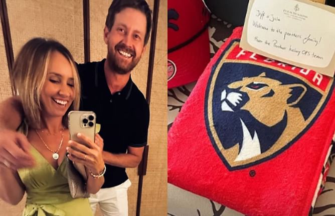 Panthers welcome Jeff Petry and his wife Julie to South Florida with thoughtful care package