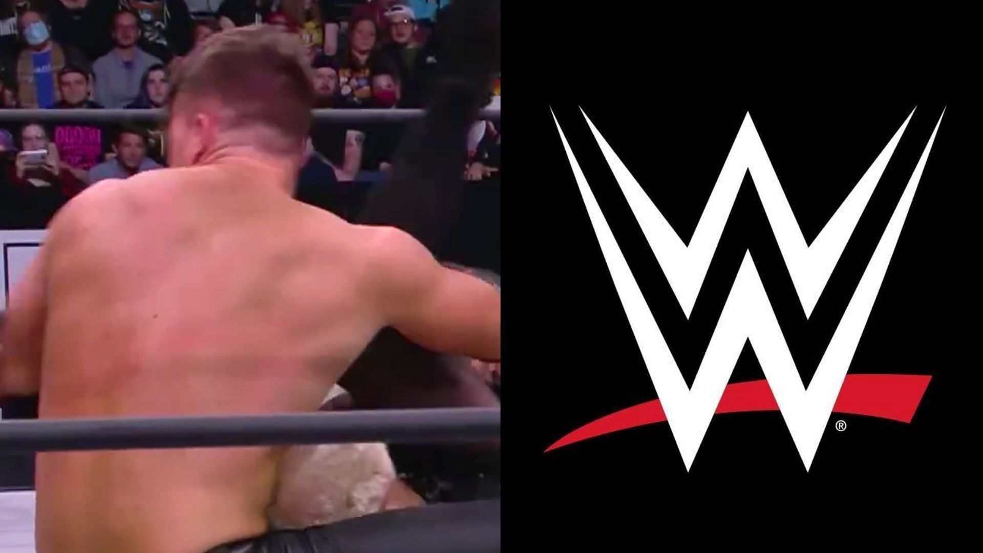 An AEW star felt overwhelmed in WWE. (Images via AEW YouTube and WWE Facebook) 