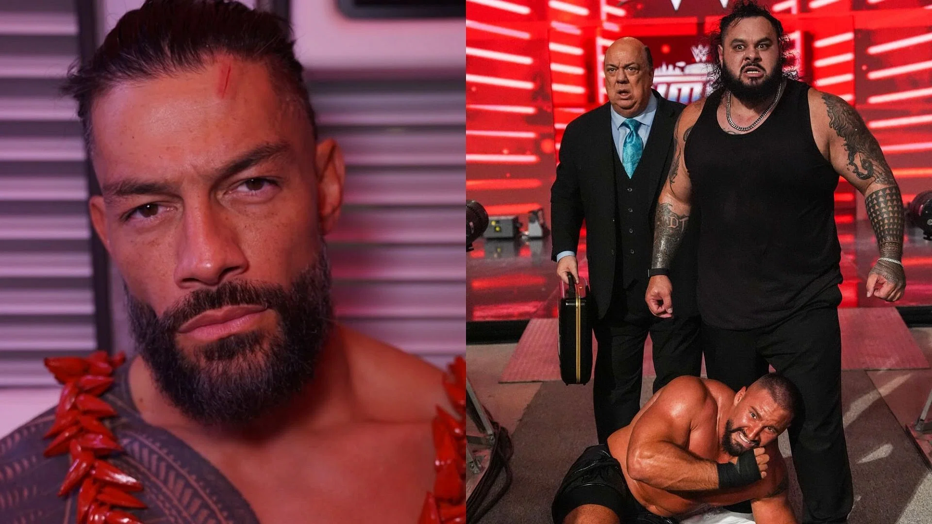 Reigns returned at the end of last night