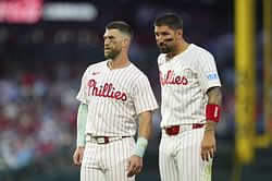 “Don't believe Rob Manfred is evil” - Phillies’ Nick Castellanos sheds light on Bryce Harper’s “intense” exchange with MLB commissioner