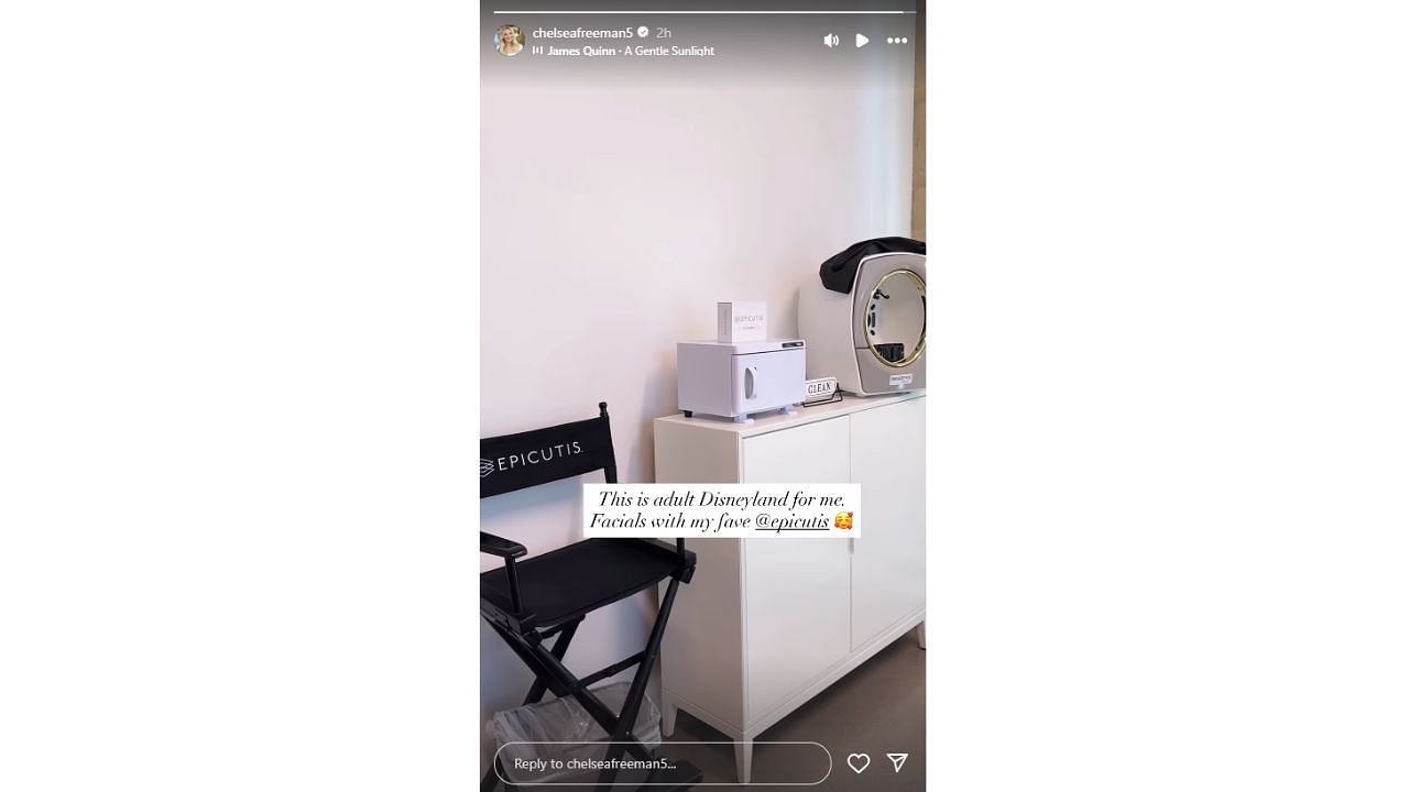 Chelsea&#039;s Instagram story