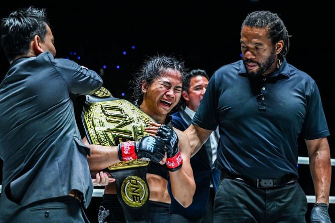 Denice Zamboanga recalls lengthy path to atomweight crown, maintains hope that fight vs Stamp will materialize