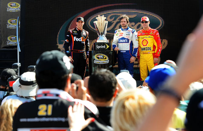 Corey LaJoie believes Denny Hamlin ranks above Carl Edwards and Kevin Harvick in the NASCAR greatness debate