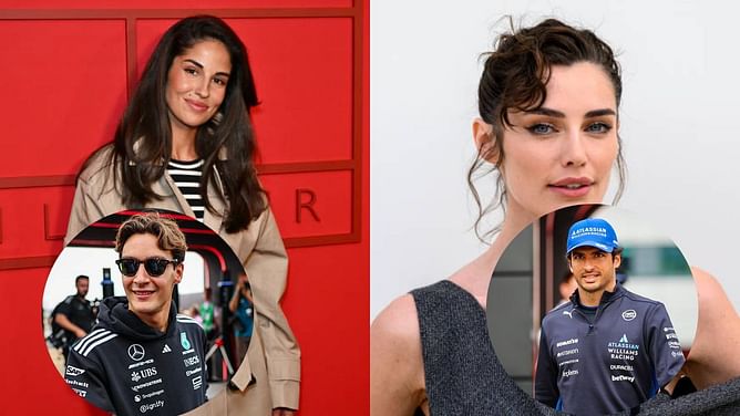 Carlos Sainz's girlfriend Rebecca Donaldson drops 2-word reaction to George Russell's partner's social media post