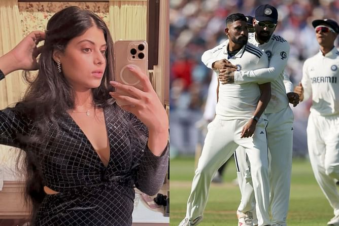 “Proud” - Zanai Bhosle reacts as Mohammed Siraj removes Zak Crawley cheaply on Day 2 of ENG vs IND 2025 2nd Test
