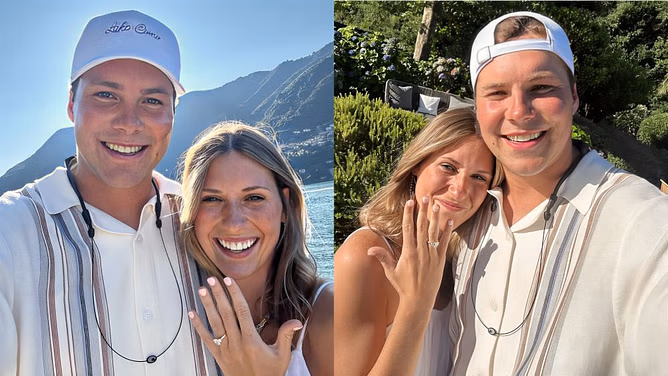 Colts' Riley Leonard nearly spoiled engagement to GF Molly Walding after one major mishap