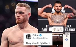 "He is the new McGregor" - Fans react as Jack Della Maddalena slams "little fella" Ilia Topuria's BMF claims