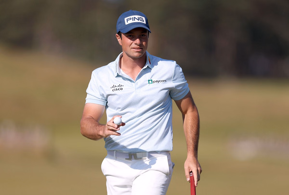 Viktor Hovland shares collab with Swedish apparel brand ahead of the Open Championship