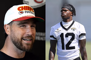 "He's not a big guy": Coach Mangini weighs in on Travis Kelce's strategy to tire Travis Hunter out