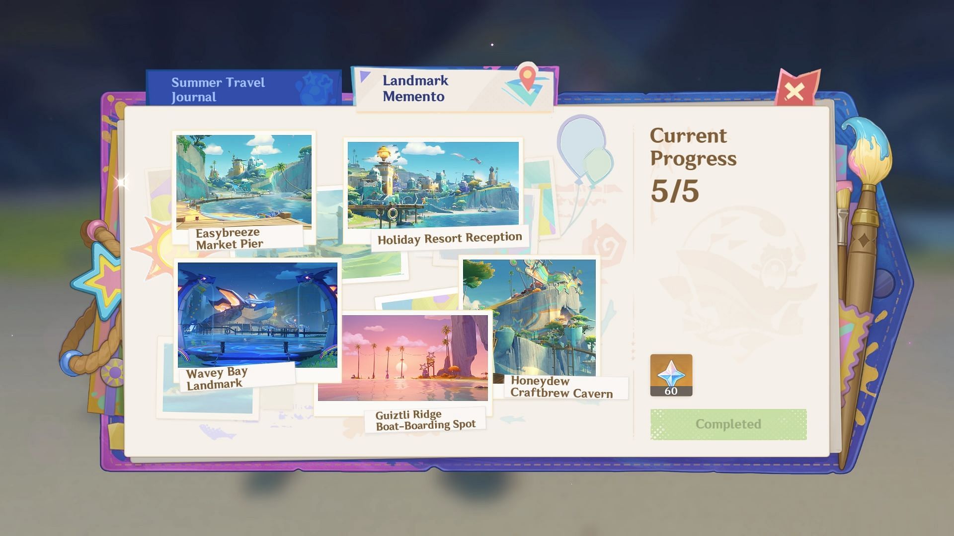 All Landmark Memento Locations Genshin Impact