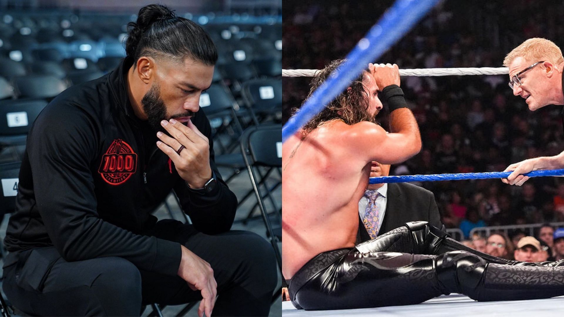 Roman Reigns and Seth Rollins (Image Credits: Roman Reigns on X and WWE.com)
