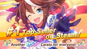 Umamusume Pretty Derby celebrates #1 on Steam milestone: How to claim the Carats giveaway rewards