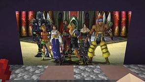 Minecraft player showcases incredible Final Fantasy X map art made after 168 hours