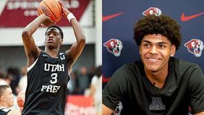 AJ Dybantsa drops 1-word reaction after Koa Peat throws down insane dunk for Team USA at U19 World Cup
