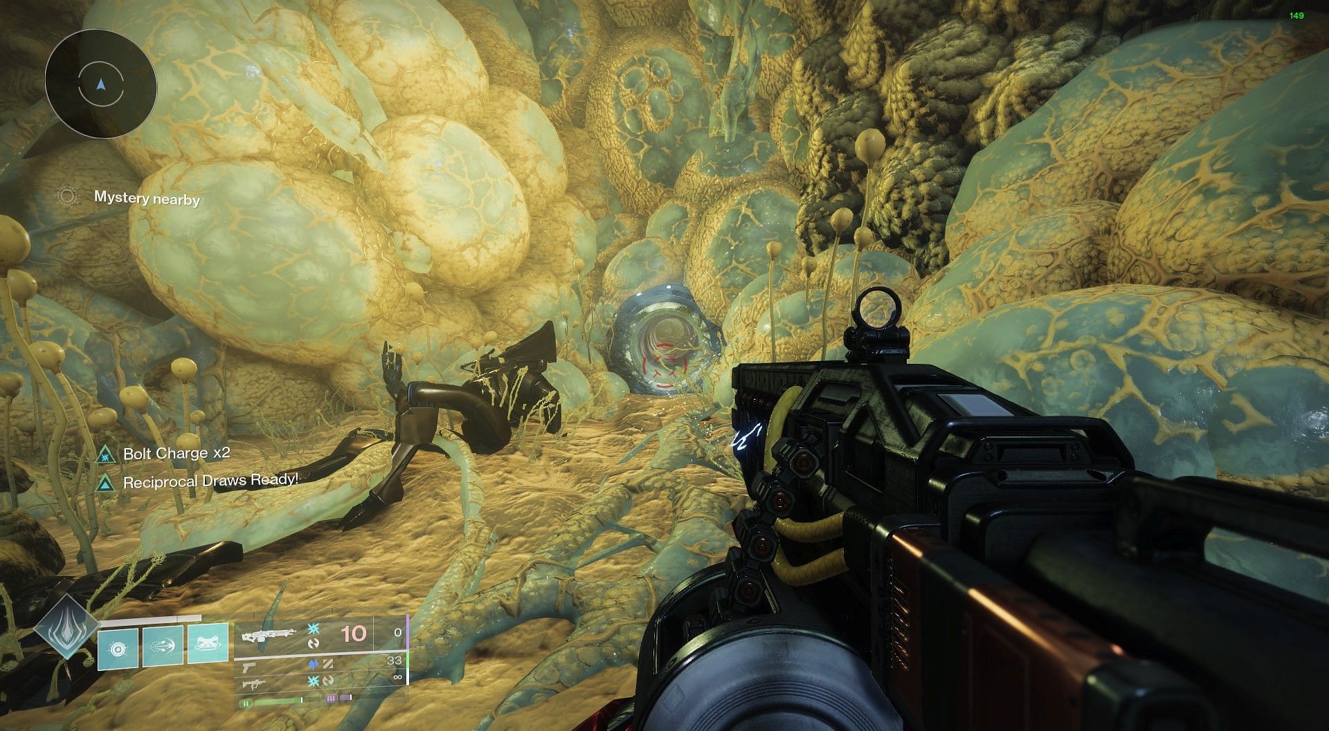 Hole for Matterspark underneath the flower (Image via Bungie)