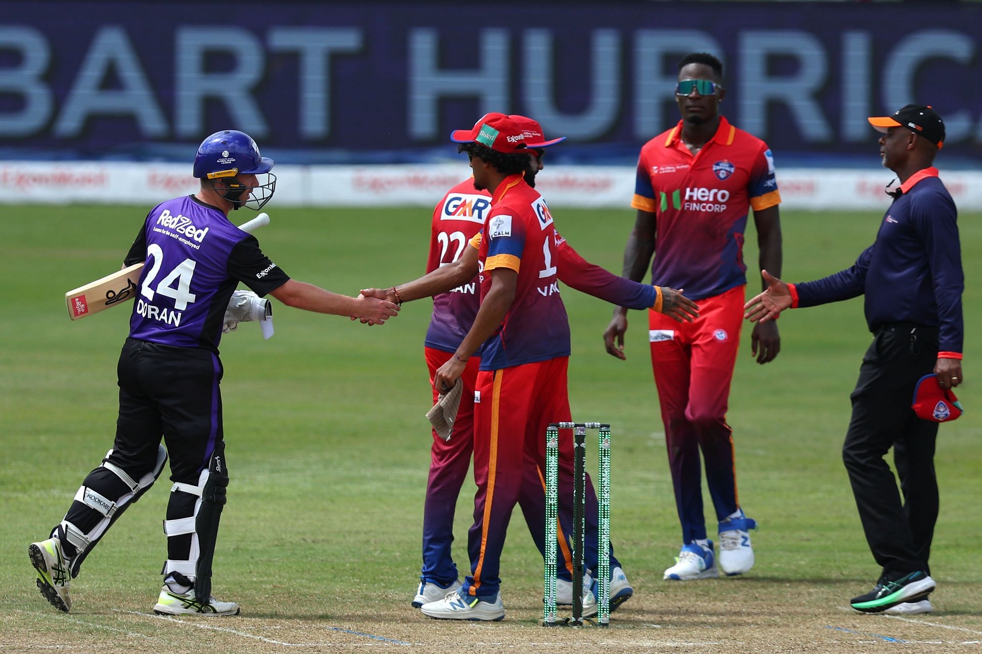 Hobart Hurricanes v Dubai Capitals - ExxonMobil Guyana  Global Super League T20 - Source: Getty